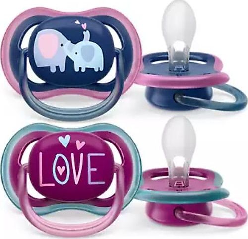Philips Avent Scf349/22 Ultra Air 18+ Ay 2'li Kız Emzik
