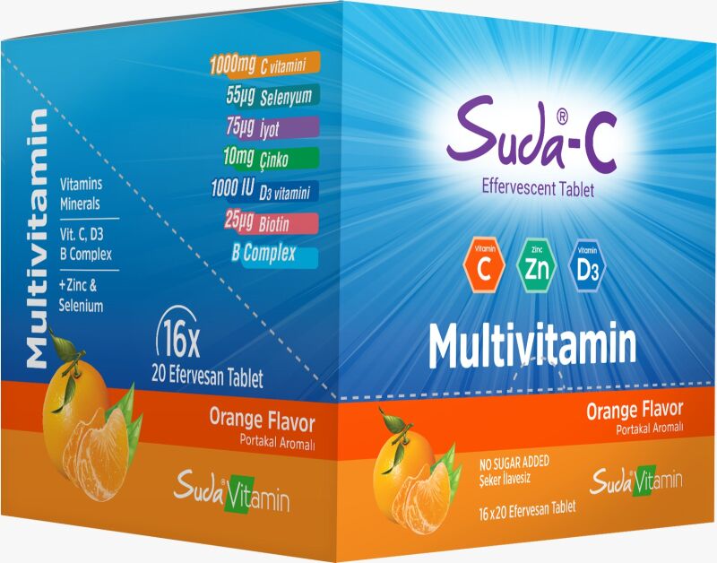 Suda C Multıvıtamın Orange 20 Efer Tb