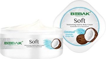SKT:08/2023 Bebak Hindistan Cevizi Yağı El ve Vücut Kremi 300ml