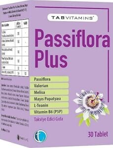 Tabvitamins Passiflora Plus 30 Tablet