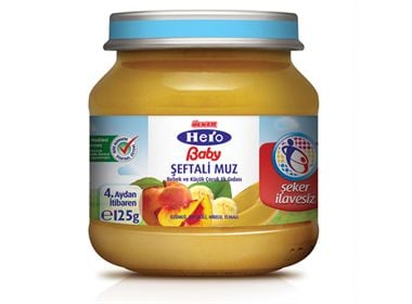 HERO BABY 125GR KVNZ.ŞEFTALİ MUZ