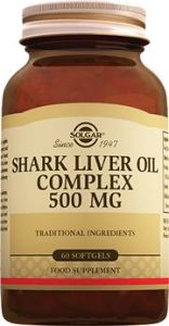 SOLGAR SHARK LIVER OIL 500 MG 60 SOFTGEL