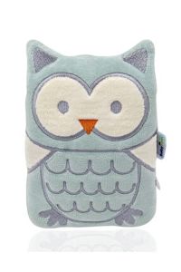 Babyjem Kiraz Çekirdekli Gaz Giderici Baykuş Yastık Kadife - Yeşil