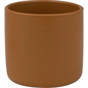 Oioi Silikon Mini Bardak - Woody Brown