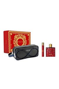 Versace Hediye Seti - Eros Flame Erkek Parfüm EDP 100 ml + EDP 10 ml + Çanta
