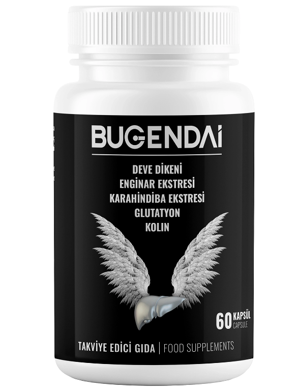 Bugendai Deve Dikeni Enginar Ekstresi Karahindiba Ekstresi Glutatyon Kolin - 60 Kapsül