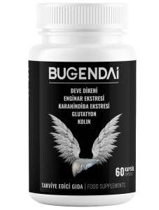 Bugendai Deve Dikeni Enginar Ekstresi Karahindiba Ekstresi Glutatyon Kolin - 60 Kapsül