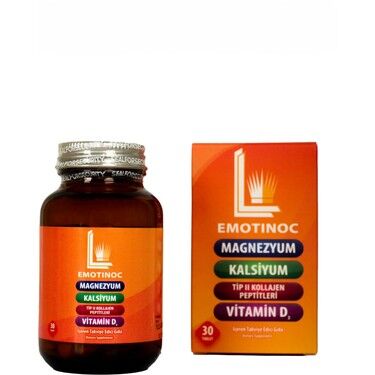 Emotinoc Magnezyum Kalsiyum 30 Tablet