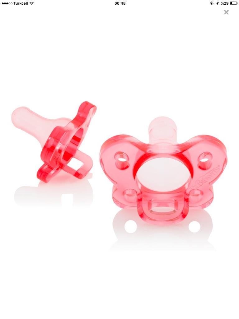 DR BROWN FULL SILIKON EMZIK PEMBE 11003