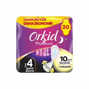 Orkid Platinum Gece Ekstra Boy 4 10'lu