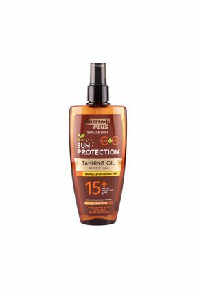 Softto Plus Sun Protection Tanning Oil Bronzlaştırıcı Yağ SPF15+ 200 ml