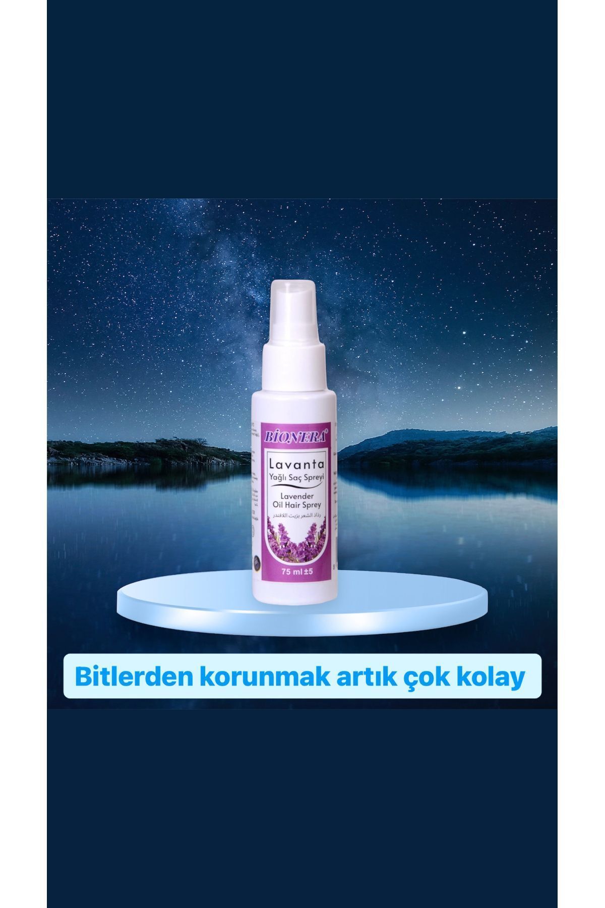 Bionera Bit Kovucu Lavanta Yağlı Saç Spreyi 75 ml