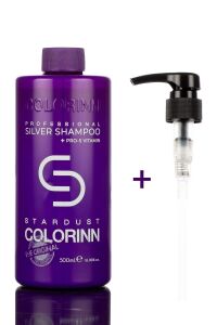 Colorinn Stardust Silver Saç Güçlendirici Mor Şampuan 500 ml