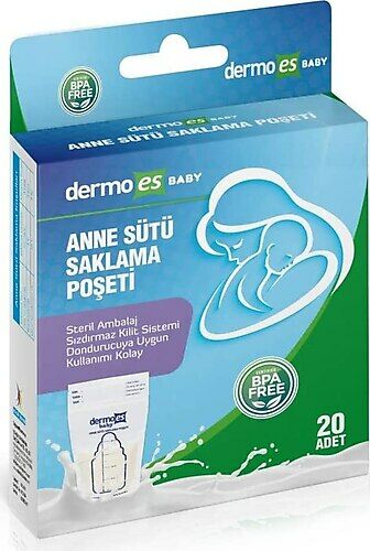 Dermoes Baby Anne Sütü Saklama Poşeti 10'lu