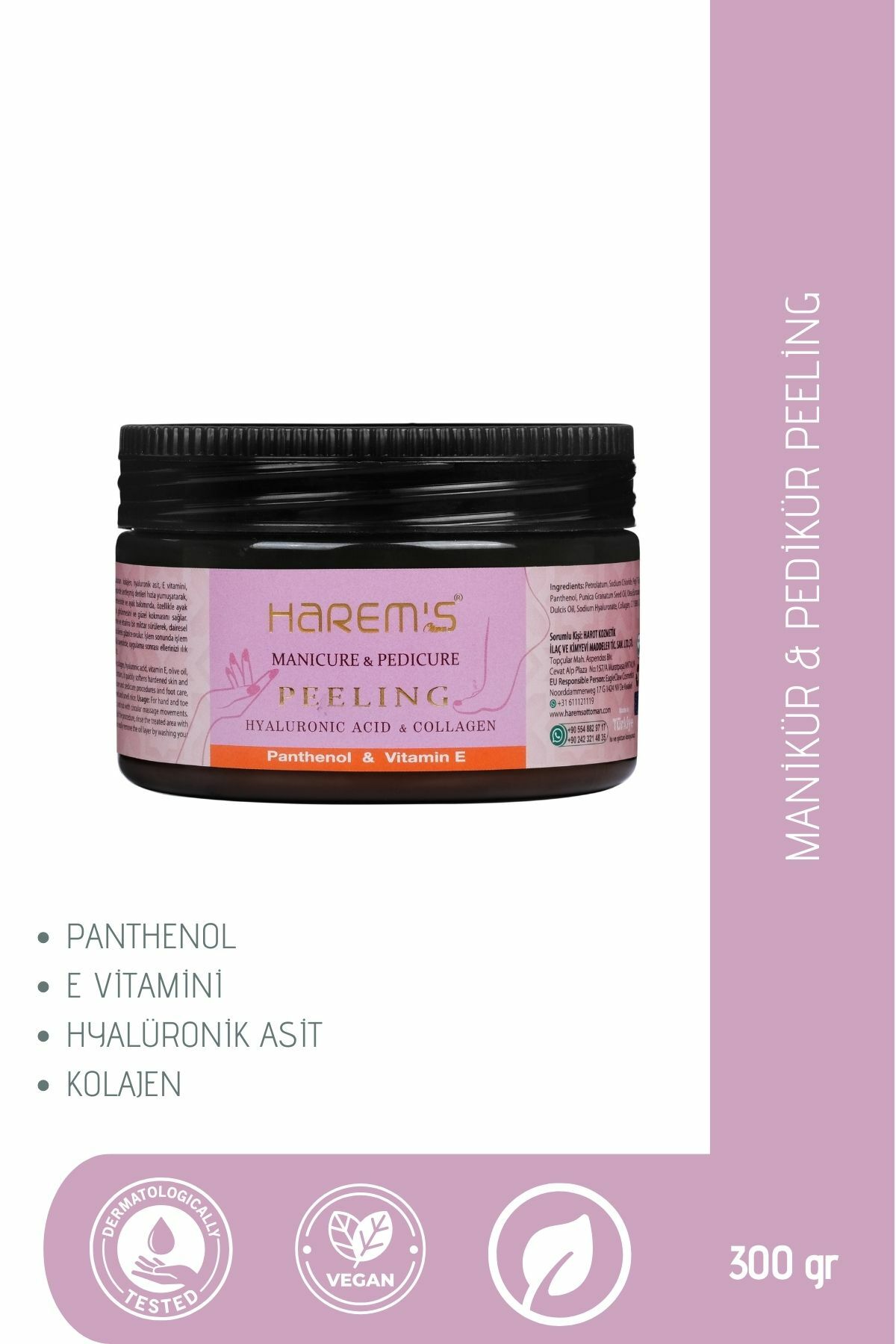 Harem's Manikür & Pedikür Peeling 300 gr