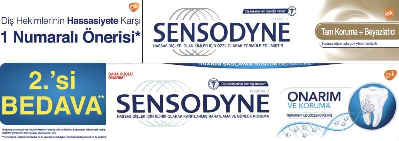 Sensodyne Onar Kor+Tam Kor B