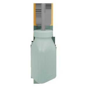 Oioi Silikon Şişe ve Pipet - River Green & Powder Grey