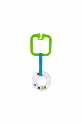 Babyjem Çıngıraklı Puset Halkası Kare