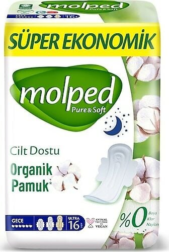 Molped Pure Soft Süper Ekonomi Gece 16'lı