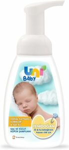Uni Baby Yenidoğan Saç ve Vücut Şampuanı Köpük Form 0-6 Ay Bebeklere Özel 200 ml