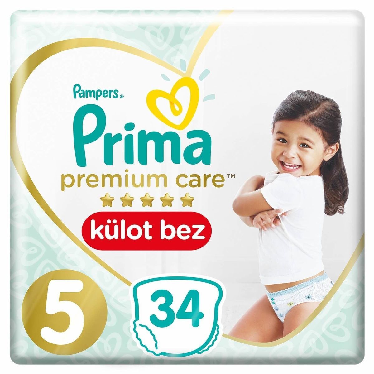 Prima Premium Care Külot Bebek Bezi 5 Beden 34'lü