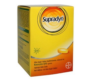 Supradyn All Day CO Q10 İçeren 30 Tablet