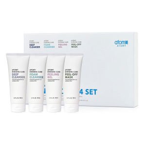 Atomy Evening Care Set Deepcleanser 150 ml Foamcleanser 150 ml Peeling Gel 120 ml Peel-Off Mask 120 ml
