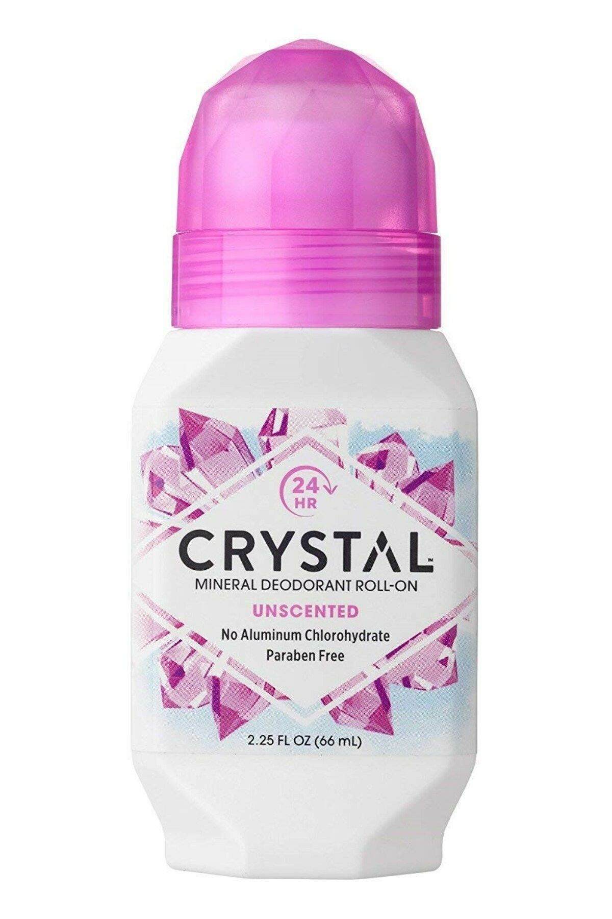 Crystal Mineral Body Deodorant Roll-On Unscented Unisex 66 gr