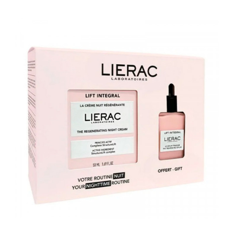 Lierac Paris Lift Integral Set Yenileyici Gece Kremi 50 ml + Tensing Serum 15 ml