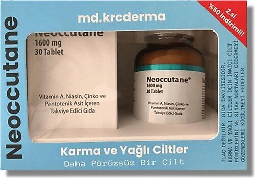 Neoccutane 1600 mg 30 Tablet - İkincisi 79 TL Etiketli