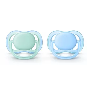 Avent SCF244/20 Ultra Yumuşak Emzik Hava Delikli Renkli 0-6 Ay 2'li Erkek