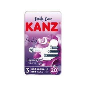 Kanz Lady Ultra Gece Pedi No: 3 20'li