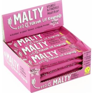 Malty Vişneli ve Fındıklı Malt Barı 34 gr - 12 Adet