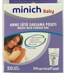 Minich Baby Süt Saklama Poşeti 20'li