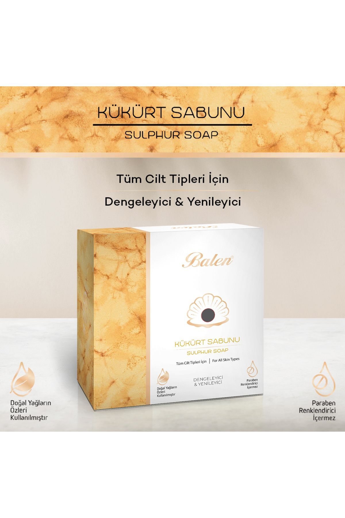 Balen Dengeleyici ve Yenileyici Kükürt Sabunu 125 gr
