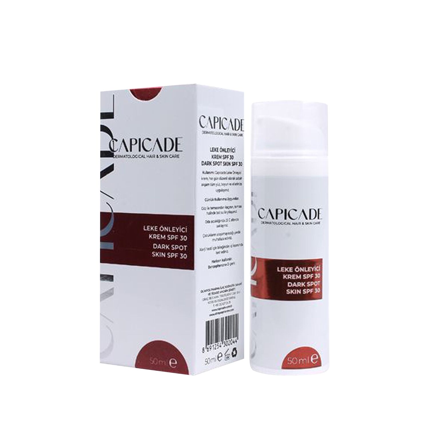 Capicade Leke Önleyici Krem SPF30 50 ml
