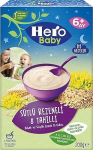 Hero Baby Sütlü Rezeneli 8 Tahıllı İyi Geceler 400 gr