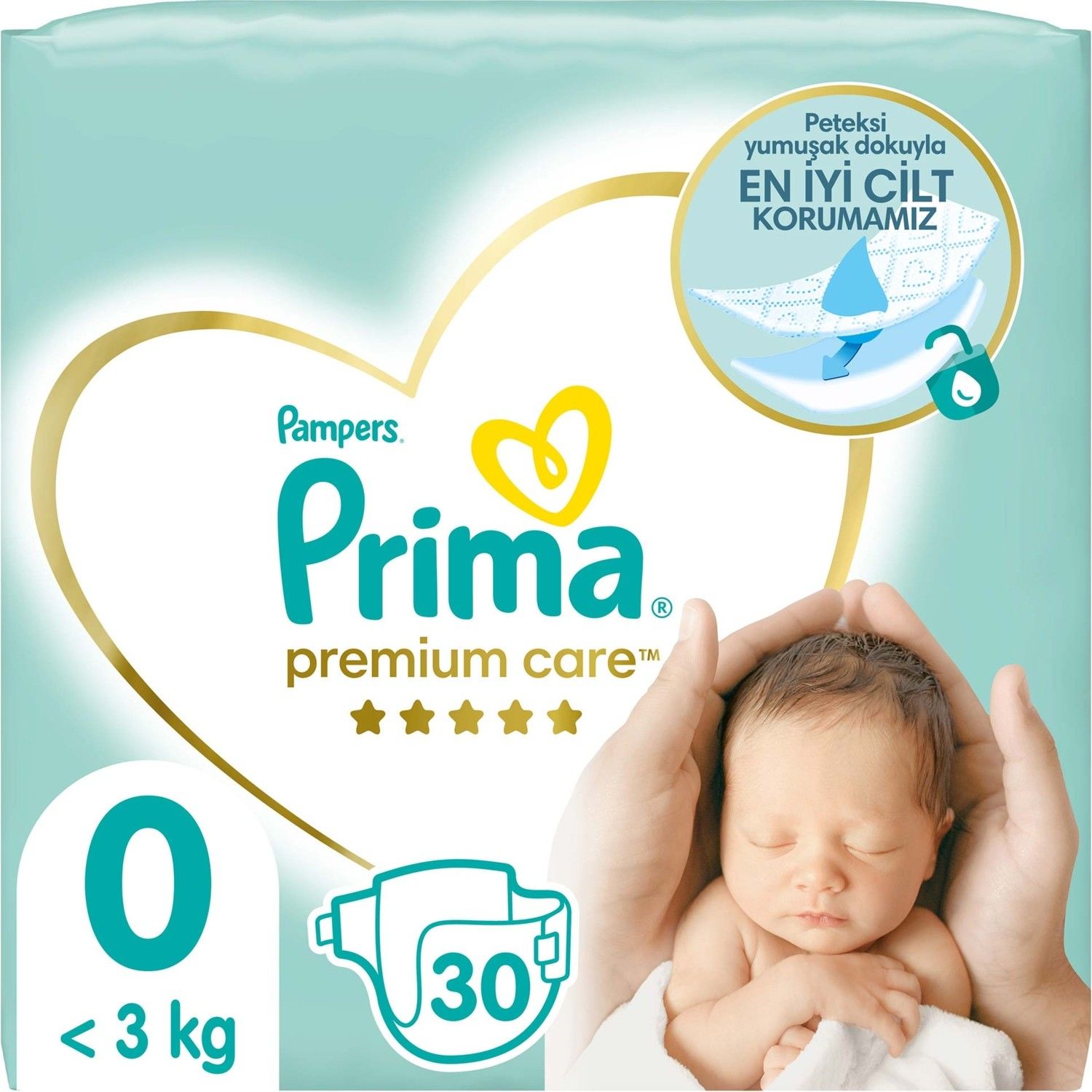 Prima Pampers Preemie Protection Prematüre Yeni Doğan Bebek Bezi No: 0 32'li