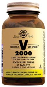 SOLGAR VM-2000 MULTIVITAMIN 30 TABLET