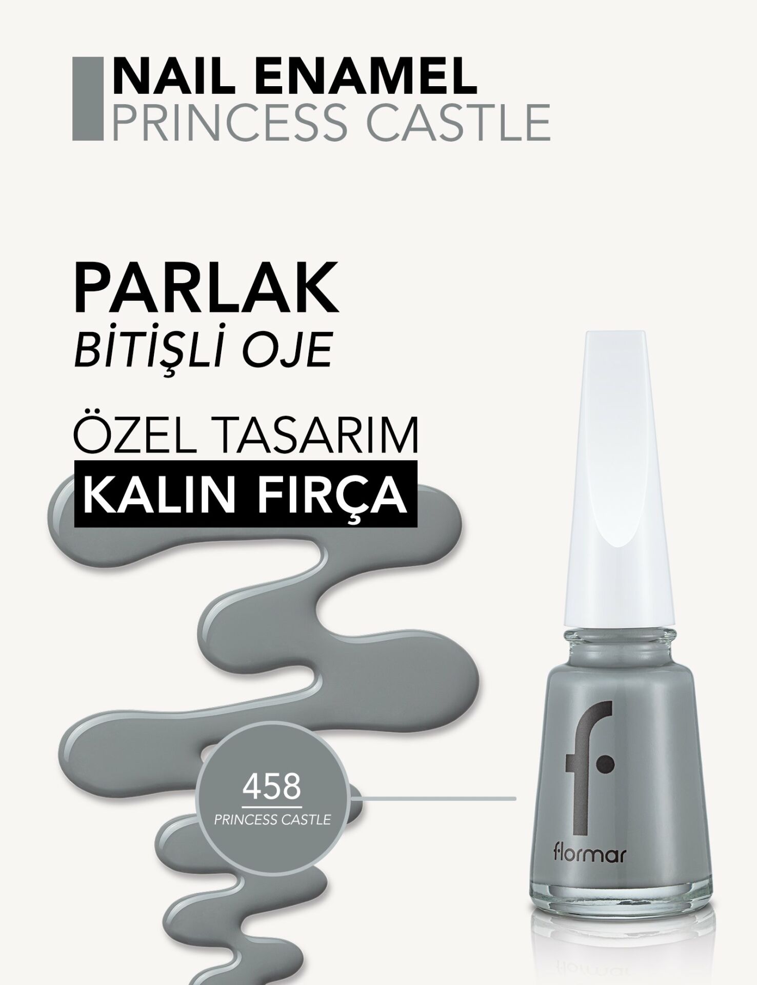 Flormar Oje Color Joy 458 Princess Castle 11 ml