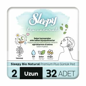 Sleepy Bio Günlük Ped Süper 32'li