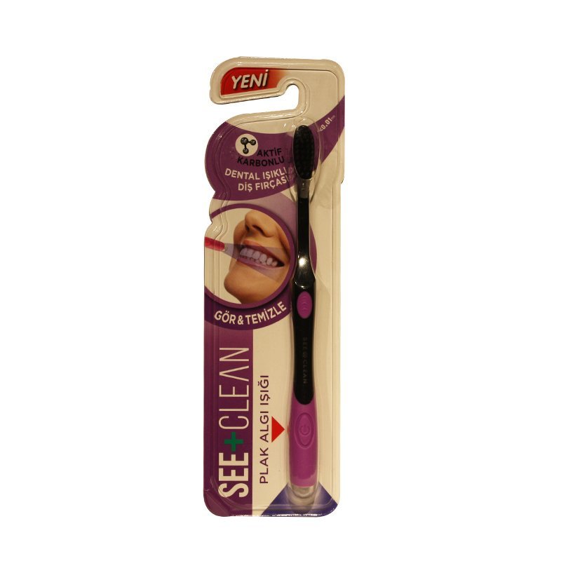 See+Clean Dental Işıklı Diş Fırçası Mor