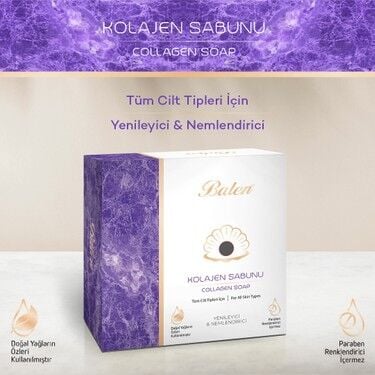 Balen's Beeauty Kolejen Sabunu Yenileyici ve Nemlendirici 125 gr