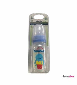 Bambino PP Kavramalı Biberon Mavi 150 ml