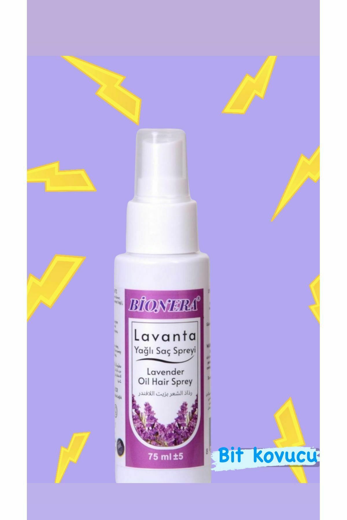Bionera Bit Kovucu Lavanta Yağlı Saç Spreyi 75 ml - 20'li Stant
