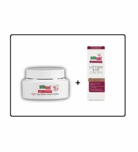 Sebamed Q10 Yaşlanma Karşıtı Yüz Bakım Kremi 50 ml + Anti Aging Kırışıklık Karşıtı Göz Kremi 15 ml 2'li Set