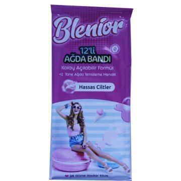Blenior Ağda Bandı Hassas Ciltler 12li