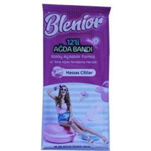 Blenior Ağda Bandı Hassas Ciltler 12li