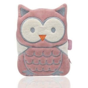 Babyjem Kiraz Çekirdekli Gaz Giderici Baykuş Yastık Kadife - Pembe