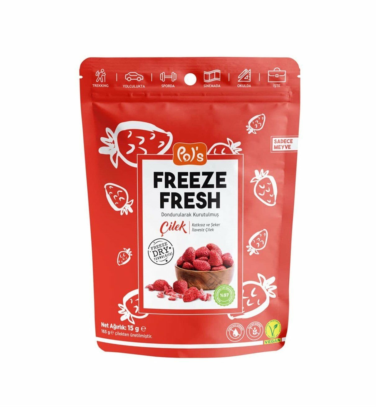 Freeze Fresh Çilek 15 gr
